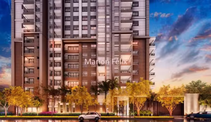 Apartamento novo com 80 metros 2 suítes lavabo varanda gourmet e 1 vaga no Brooklin