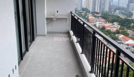 Apartamento novo 68 m² 2 quartos 1 suíte varandão no Brooklin - São Paulo - SP
