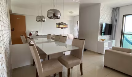 Lindo apartamento com 3 quartos, andar alto.
