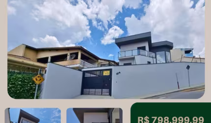 Sobrado novo para venda, nunca habitado, 3 dorms (1 suíte), sacada, amplo quintal, closet, 3 vagas - Polvilho-Cajamar/SP