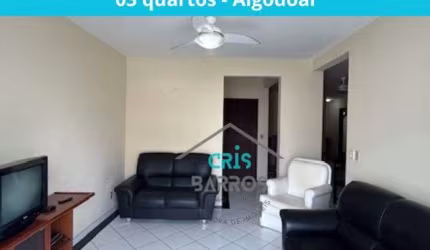 Apartamento para venda de frente com 3 quartos no Algodoal - Cabo Frio - RJ