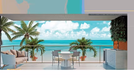 Caribe- O seu pé na areia na praia do Bessa- 2 quartos