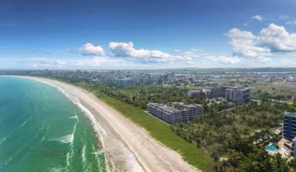Cobertura Duplex com vista definitiva- Pé na areia em Ponta de Campina- Oportunidade