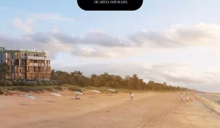 Seu pé na areia em Areia Dourada