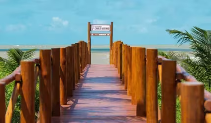 BAHAY FRENTE MAR- Torre A- Vista definitiva- 3 suítes- Pé na areia em Ponta de Campina