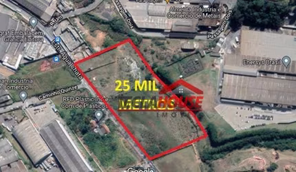 Área à venda, 25000 m² por R$ 20.000.000,00 - Parque Piratininga - Itaquaquecetuba/SP