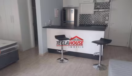 Apartamento com 1 dormitório para alugar, 38 m²  Mobiliado