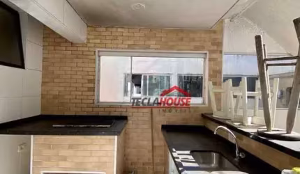 Apartamento Triplex com 3 dormitórios à venda, 360 m² por R$ 850.000,00 - Jardim Três Marias - Guarujá/SP