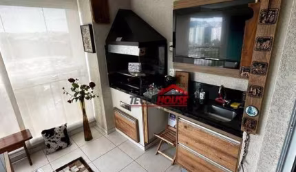 Apartamento com 3 dormitórios para alugar, 95 m² por R$ 6.900,00/mês - Jardim Flor da Montanha - Guarulhos/SP
