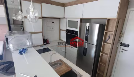 Apartamento com 1 dormitório para alugar, 38 m² por R$ 3.500,00/mês - Jardim Flor da Montanha - Guarulhos/SP