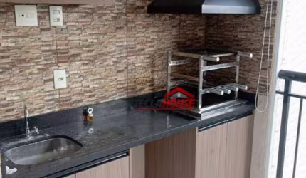 Apartamento com 2 dormitórios para alugar, 68 m² por R$ 3.800,00/mês - Jardim Flor da Montanha - Guarulhos/SP
