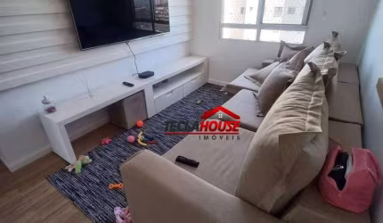 Apartamento com 2 dormitórios à venda, 45 m², com vaga de carro e semi mobiliado, por R$ 297.000 - Ponte Grande - Guarulhos/SP
