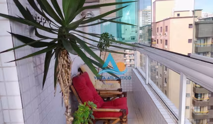 Apartamento com 2 dormitórios à venda, 88 m² por R$ 650.000,00 - Vila Guilhermina - Praia Grande/SP