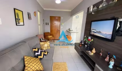Apartamento mobiliado com 1 dormitório à venda, 45 m² por R$ 330.000 - Vila Caiçara - Praia Grande/SP