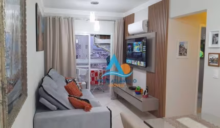 Apartamento com 2 dormitórios à venda, 60 m² por R$ 490.000 - Tupi - Praia Grande/SP