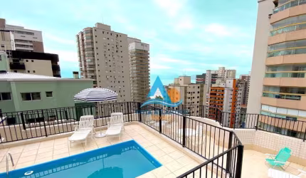Cobertura com 3 quartos à venda, 208 m² por R$ 1.150.000 - Aviação - Praia Grande/SP
