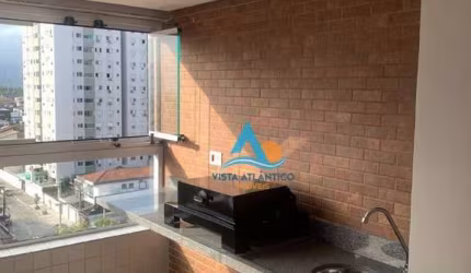 Apartamento com 1 dormitório à venda, 48 m² por R$ 370.000,00 - Vila Guilhermina - Praia Grande/SP