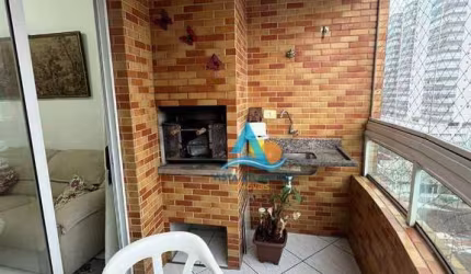 Apartamento com 2 dormitórios à venda, 55 m² por R$ 378.000 - Vila Assunção - Praia Grande/SP