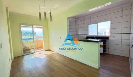 Apartamento com 1 dormitório, sacada, lazer completo, 53 m² por R$ 340.000 - Caiçara - Praia Grande/SP