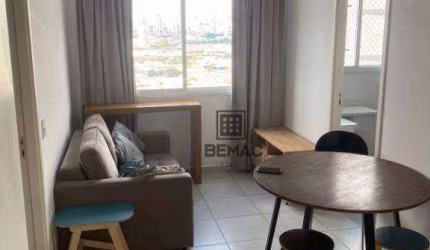 Apartamento com 2 dormitórios para alugar, 35 m² por R$ 3.107/mês - Cambuci - São Paulo/SP