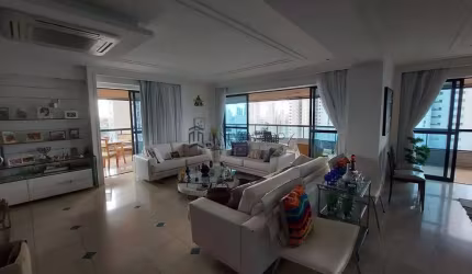 Apartamento à venda com 400m², Varanda,  4 suítes, Lavabo, Escritório, área de serviço, 3 vagas, Ca