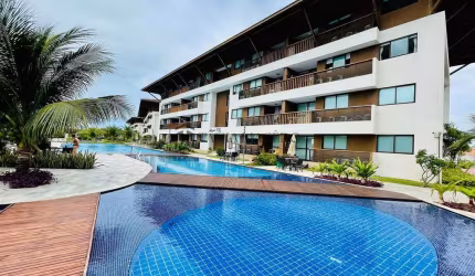 Flat à venda com 68m², Decorado, 3 dormitórios sendo 1 suíte garden c varanda grill, 1 vaga, Porto