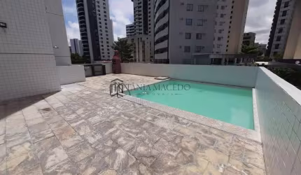 Apartamento à venda com 74m², nascente, andar alto, varanda, sala para 02 ambientes, 02 quartos (se