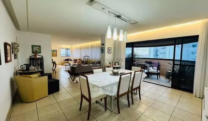 Apartamento à venda 216m², 5 dormitórios, sendo 4 suítes, sala ampla, terraço, 4 vagas,  Monteiro,
