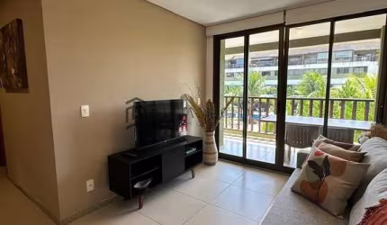 Apartamento à venda com 60,23m², 2 dormitórios, sendo 1 suíte, sala, cozinha, Muro Alto, Ipojuca, P