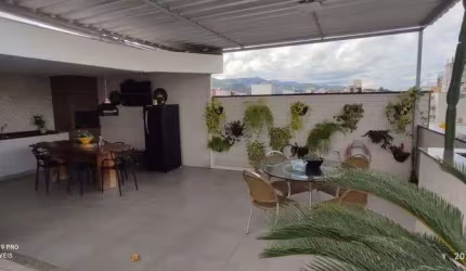 Cobertura B. Cidade Nobre, Cód. C057, 3 Qts/suíte, 2 vgs, Área gourmet. Aceita carro até 110 mil.