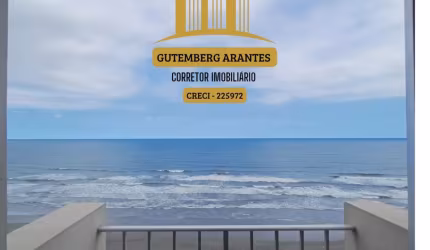 Apartamento 02 dormitorios Suíte Frente  Mar Vista Deslumbrante