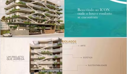Apartamento com 1 dormitório à venda, 55 m² por R$ 578.930,00 - Passagem - Cabo Frio/RJ