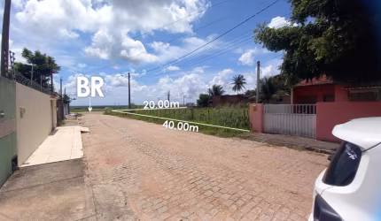 Terreno com 800m² na BR 406 em Massaranduba