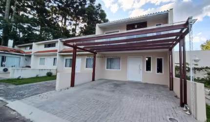 À VENDA: Sobrado Espaçoso e Aconchegante em Condominio Fechado com 3 Quartos e 2 Vagas de Garagem - Residencial Palu - Braga - S.j. Pinhais