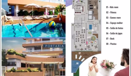 Apartamento com 1 dormitório à venda, 51 m² por R$ 270.000,00 - Vila Guilhermina - Praia Grande/SP