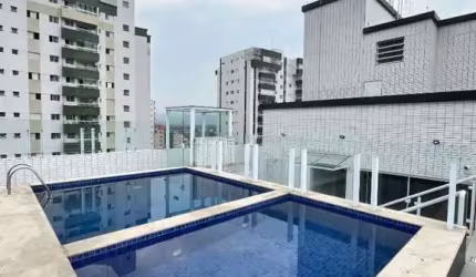 Apartamento com 1 dormitório à venda, 55 m² por R$ 350.000,00 - Vila Guilhermina - Praia Grande/SP