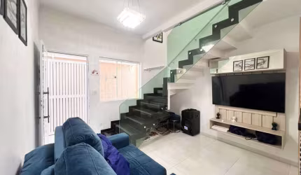Casa de Condomínio com 2 quartos, Caiçara, Praia Grande - R$ 385 mil, Cod: 3934