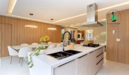 Casa MARAVILHOSA no condomínio Boulevard Previllege, COM 304,00M², três suítes, elevador e excelente área gourmet no terraço;