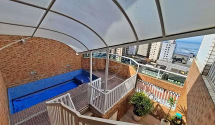 Cobertura Duplex com Vista Mar a 200 metros da Praia