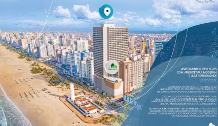 Lançamento de Flat Frente Mar no Bairro da Tupi