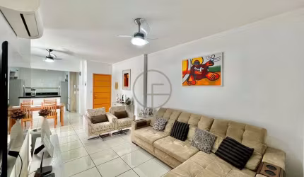 Apartamento Semi Mobiliado com Sacada Gourmet Vista Mar e Lazer Completo