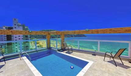 Cobertura Duplex Porteira Fechada, Frente Mar e com Lazer Completo