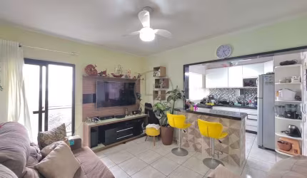 Apartamento Mobiliado com Vista Mar a 70m da Praia