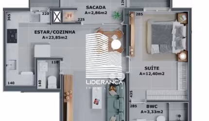 Apartamento com 1 quarto à venda na Rua Leonel Pereira, --, Cachoeira do Bom Jesus, Florianópolis por R$ 750.000
