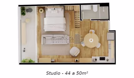 Apartamento com 1 quarto à venda na Rodovia Virgílio Várzea, --, Saco Grande, Florianópolis por R$ 490.000