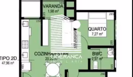 Apartamento com 2 quartos à venda na Rua das Flores, --, Canasvieiras, Florianópolis por R$ 548.662