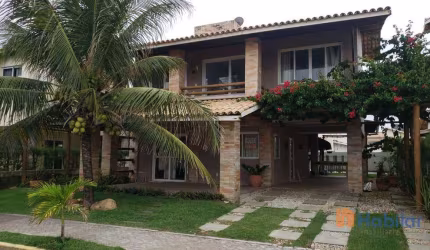 Casa com 4 dormitórios sendo 3 suítes em condomínio fechado frente mar à venda, 241 m² por R$ 1.200.000 - Zona de Expansão - Aracaju/SE