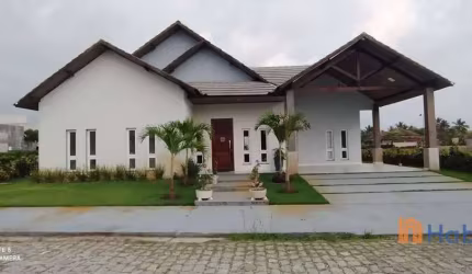 Linda casa no Thai Residence com 5 dormitórios, 296 m² - venda por R$ 2.000.000 ou aluguel por R$ 7.500/mês - Olhos d'Água - Barra dos Coqueiros/SE