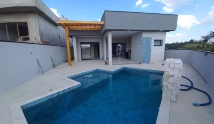 Condominio Santa Monica, Caçapava / Casa nova com 3 dorms e piscina