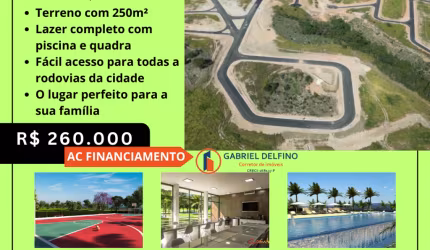 Terreno a venda no condominio fechado Mirante Cambui